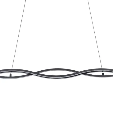Candeeiro de teto LED com três perfis curvados LASANA 3 EGLO 99317
