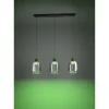 Candeeiro de teto LED com vidro preto translúcido MOLOCHIO-Z EGLO 901121