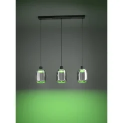 Candeeiro de teto LED com vidro preto translúcido MOLOCHIO-Z EGLO 901121
