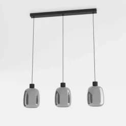 Candeeiro de teto LED com vidro preto translúcido MOLOCHIO-Z EGLO 901121