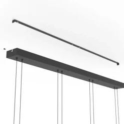 Candeeiro de teto LED com vidro fumado HORTUNAS EGLO 390433