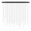 Candeeiro de teto LED com vidros lapidados e efeito cristal SARDENARA EGLO 390349