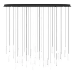 Candeeiro de teto LED com vidros lapidados e efeito cristal SARDENARA EGLO 390349