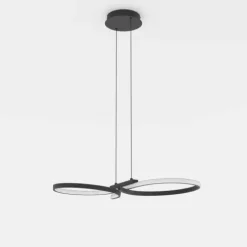 Candeeiro de teto LED elegante e curvo SERPINS EGLO 901267