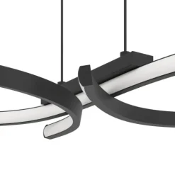 Candeeiro de teto LED elegante e curvo SERPINS EGLO 901267