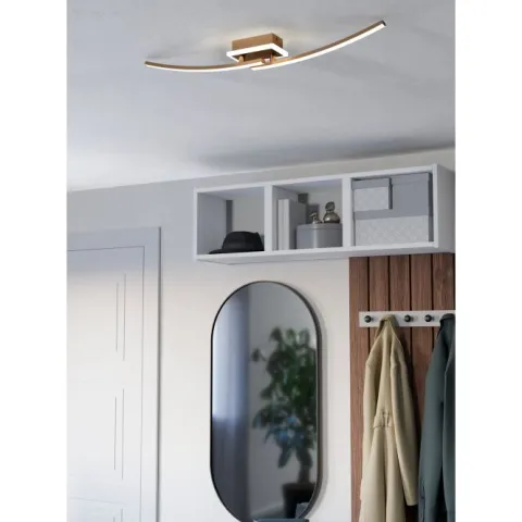 Candeeiro de teto LED em bronze LUNGOLAGO EGLO 901219
