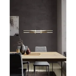 Candeeiro de teto LED em latão escovado COLMEAL EGLO 901226