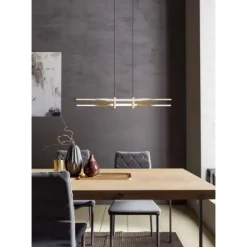 Candeeiro de teto LED em latão escovado COLMEAL EGLO 901226