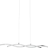 Candeeiro de teto LED em metal cromado 87 cm LASANA 2 EGLO 96103