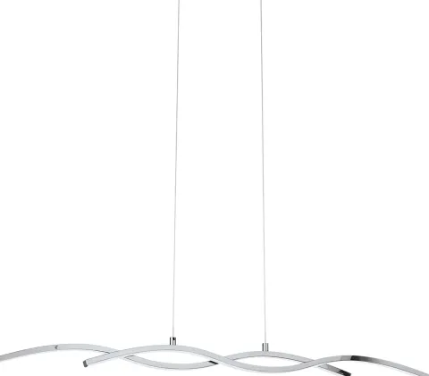 Candeeiro de teto LED em metal cromado 87 cm LASANA 2 EGLO 96103