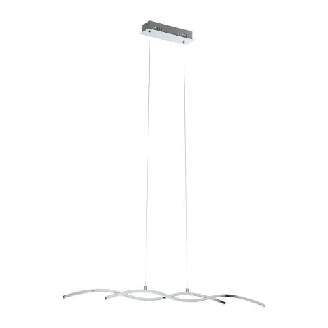 Candeeiro de teto LED em metal cromado 87 cm LASANA 2 EGLO 96103