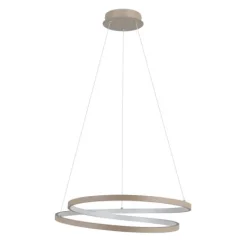 Candeeiro de teto LED em tom areia quente RUOTALE EGLO 901139