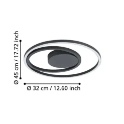 Candeeiro de teto LED inteligente CALAGRANO-Z EGLO 900728