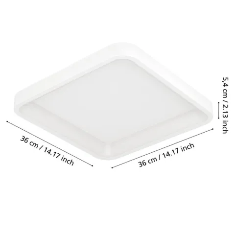Candeeiro de teto LED moderno e minimalista LORETELLO-Z EGLO 901913
