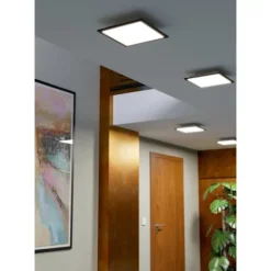 Candeeiro de teto LED moderno preto MORADILLO-Z EGLO 901505