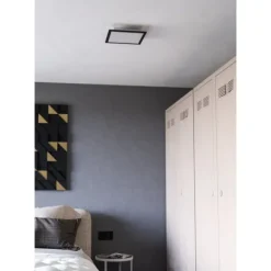 Candeeiro de teto LED moderno preto MORADILLO-Z EGLO 901505