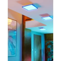 Candeeiro de teto LED moderno preto MORADILLO-Z EGLO 901505