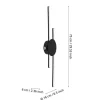 Candeeiro de teto LED preto com efeito linear VENTICELLO EGLO 902123