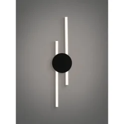 Candeeiro de teto LED preto com efeito linear VENTICELLO EGLO 902123