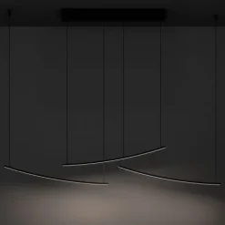 Candeeiro de teto LED preto com altura ajustável VILLEGGI EGLO 902166