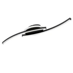 Candeeiro de teto LED preto e branco LUNGOLAGO EGLO 901218