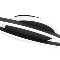 Candeeiro de teto LED preto e branco LUNGOLAGO EGLO 901218