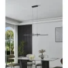 Candeeiro de teto LED preto mate TREPILIANO EGLO 901885