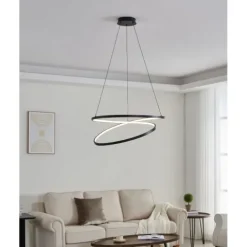 Candeeiro de teto LED preto RUOTALE EGLO 901138