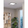 Candeeiro de teto LED quadrado preto mate MORADILLO-Z EGLO 901506