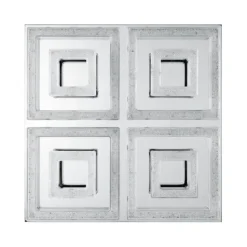 Candeeiro de Teto LED Quadrado Cromado com Cristais FRADELO EGLO 95661