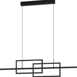 Candeeiro de teto LED suspenso com design geométrico PUEBLA EGLO 39797