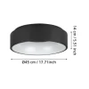 Candeeiro de teto MARGHERA 2 EGLO 390049