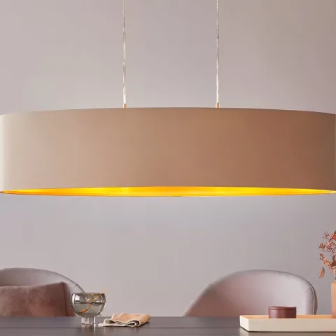 Candeeiro de teto Maserlo, dourado e taupe, 1000mm, 31618 - Eglo