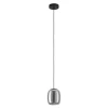 Candeeiro de teto moderno com vidro cinzento-transparente CIAMPINO EGLO 901722