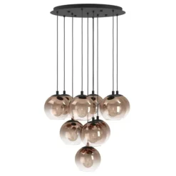 Candeeiro de teto moderno com globos de vidro ARISCANI 1 EGLO 901926