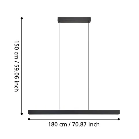 Candeeiro de teto MONTEBUONO EGLO 390368