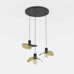 Candeeiro de teto pendente com design natural SACEDA EGLO 390395