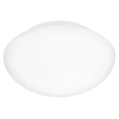 Candeeiro de Teto Redondo em Metal Branco e Vidro Opalino ELLA EGLO 81635