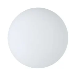 Candeeiro de Teto Redondo em Metal Branco e Vidro Opalino ELLA EGLO 81635