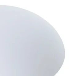 Candeeiro de Teto Redondo em Metal Branco e Vidro Opalino ELLA EGLO 81635