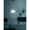 Candeeiro de Teto Suspenso BALMES com Abajur em Vidro Opalino Mate Branco 390201
