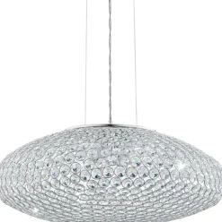 Candeeiro de Teto Suspenso CLEMENTE EGLO com Vidro Cristal Claro Elegante 95287