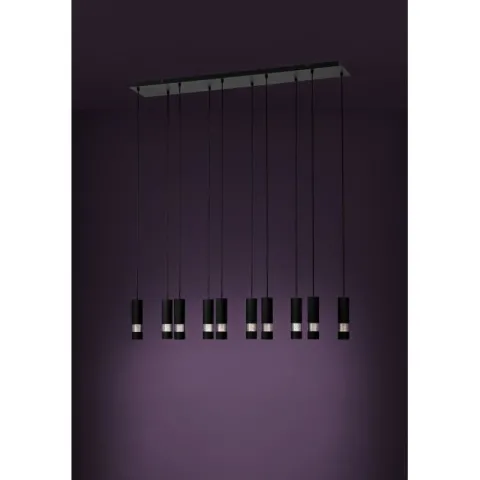 Candeeiro de teto suspenso com 10 luzes LED e efeito bolhas BERNABETA EGLO 39707