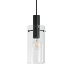 Candeeiro de teto suspenso com vidro transparente MONTEFINO EGLO 97367
