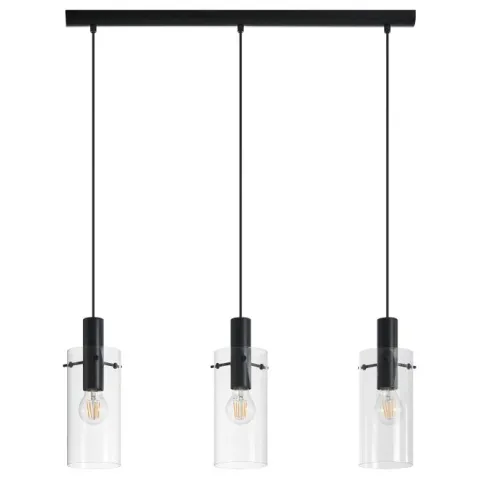 Candeeiro de teto suspenso com vidro transparente MONTEFINO EGLO 97367