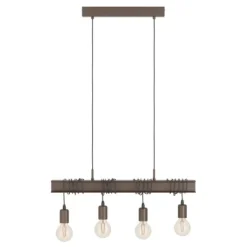 Candeeiro de teto suspenso com 4 lâmpadas TOWNSHEND EGLO 43523