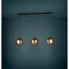 Candeeiro de teto suspenso com vidro cobre CORDOBA EGLO 390095