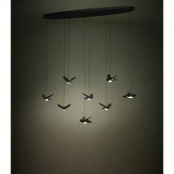 Candeeiro de teto suspenso com pássaros LED PARATEBUENO EGLO 390055
