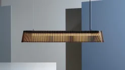 Candeeiro de teto suspenso em madeira Owalo 7000 - Secto Design