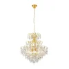 Candeeiro de teto suspenso em metal e cristal FENOULLET 1 EGLO 39605